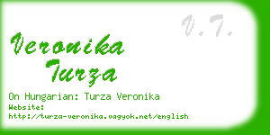 veronika turza business card